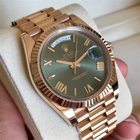 rolex day date green dial for sale|rolex 60th anniversary day date.